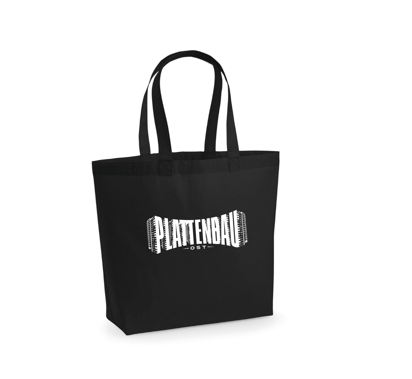 Canvas Tote Bag Black - Plattenbau Ost