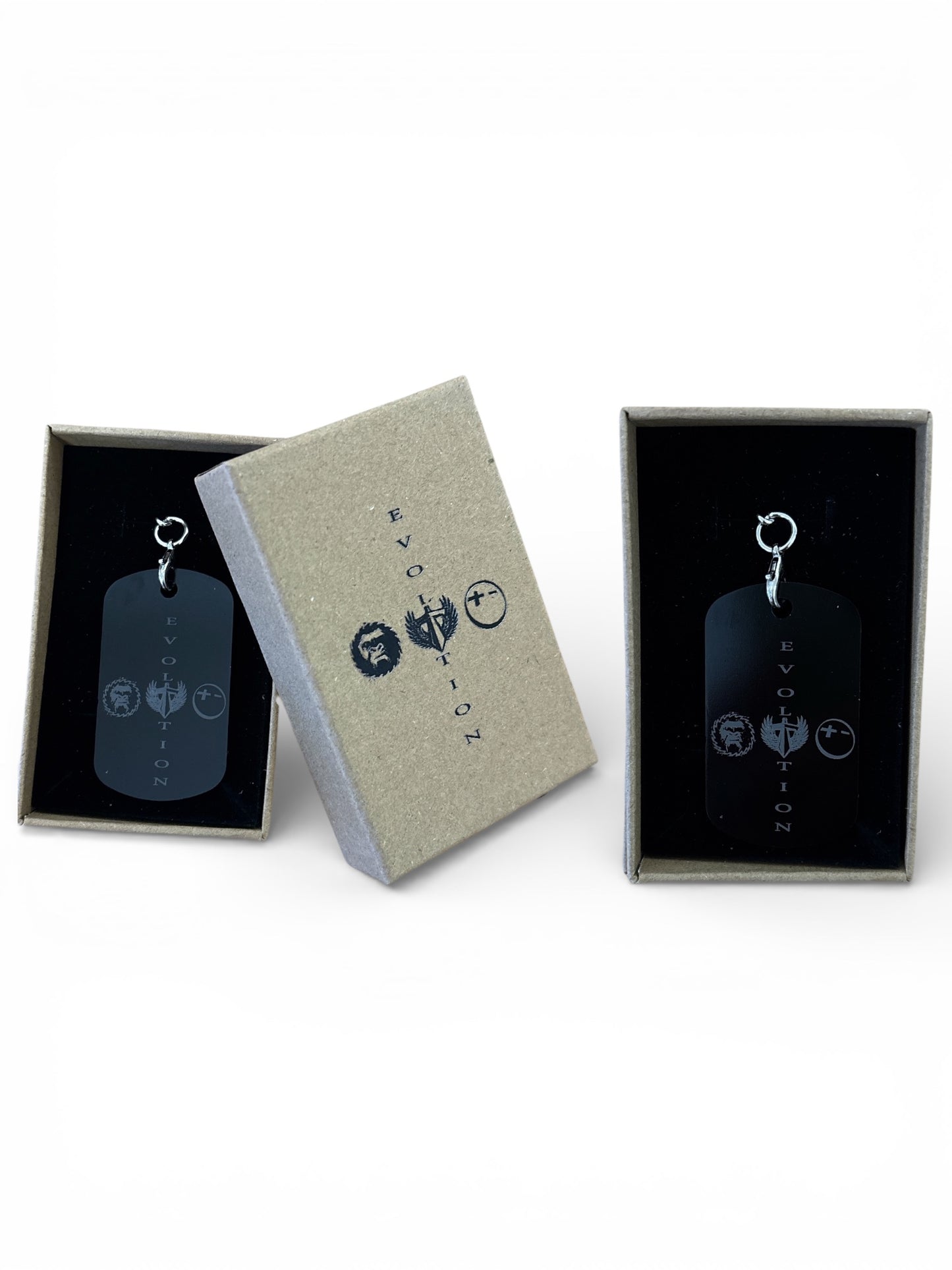 Anhänger Evolution "Dog Tag" Statement zum Mitnehmen