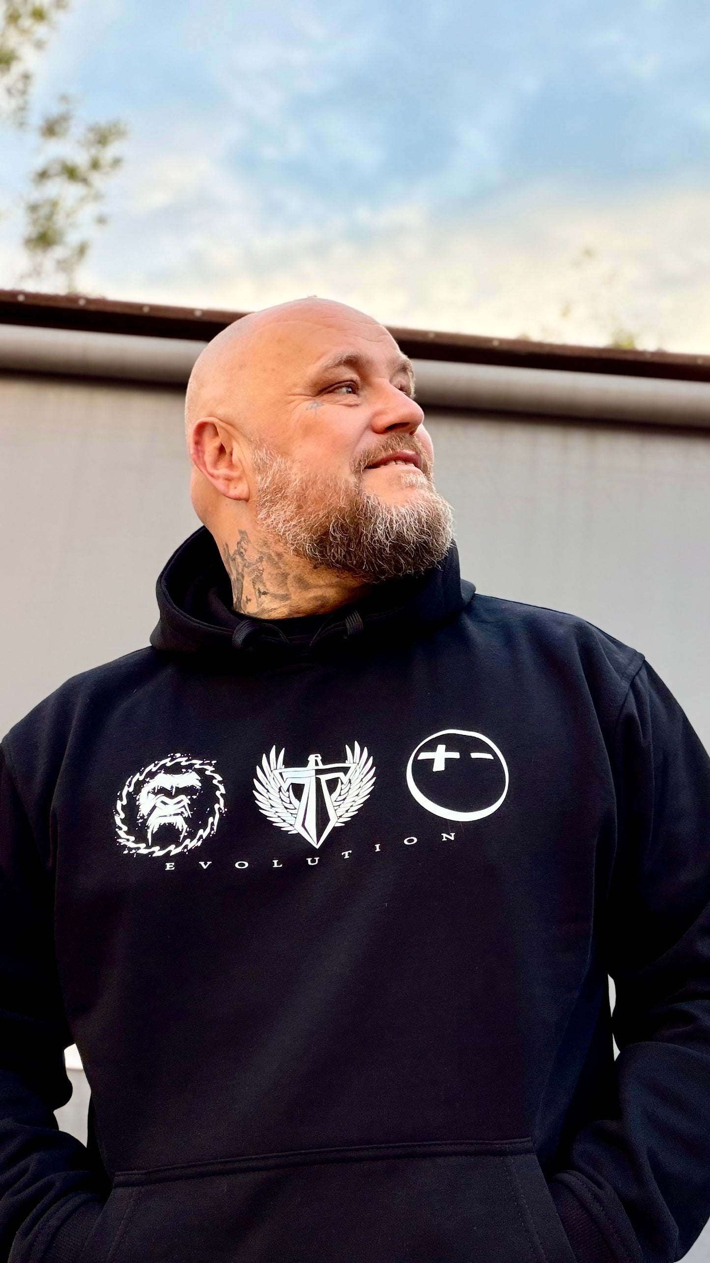 Hoodie Black - Evolution