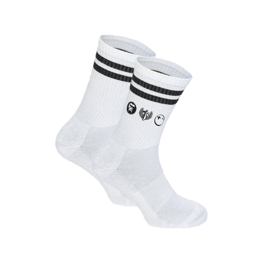 Socken White / Black - Evolution