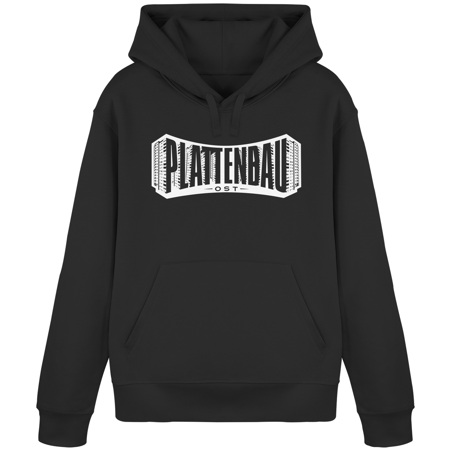 Plattenbau Ost Support - Organic Hoodie