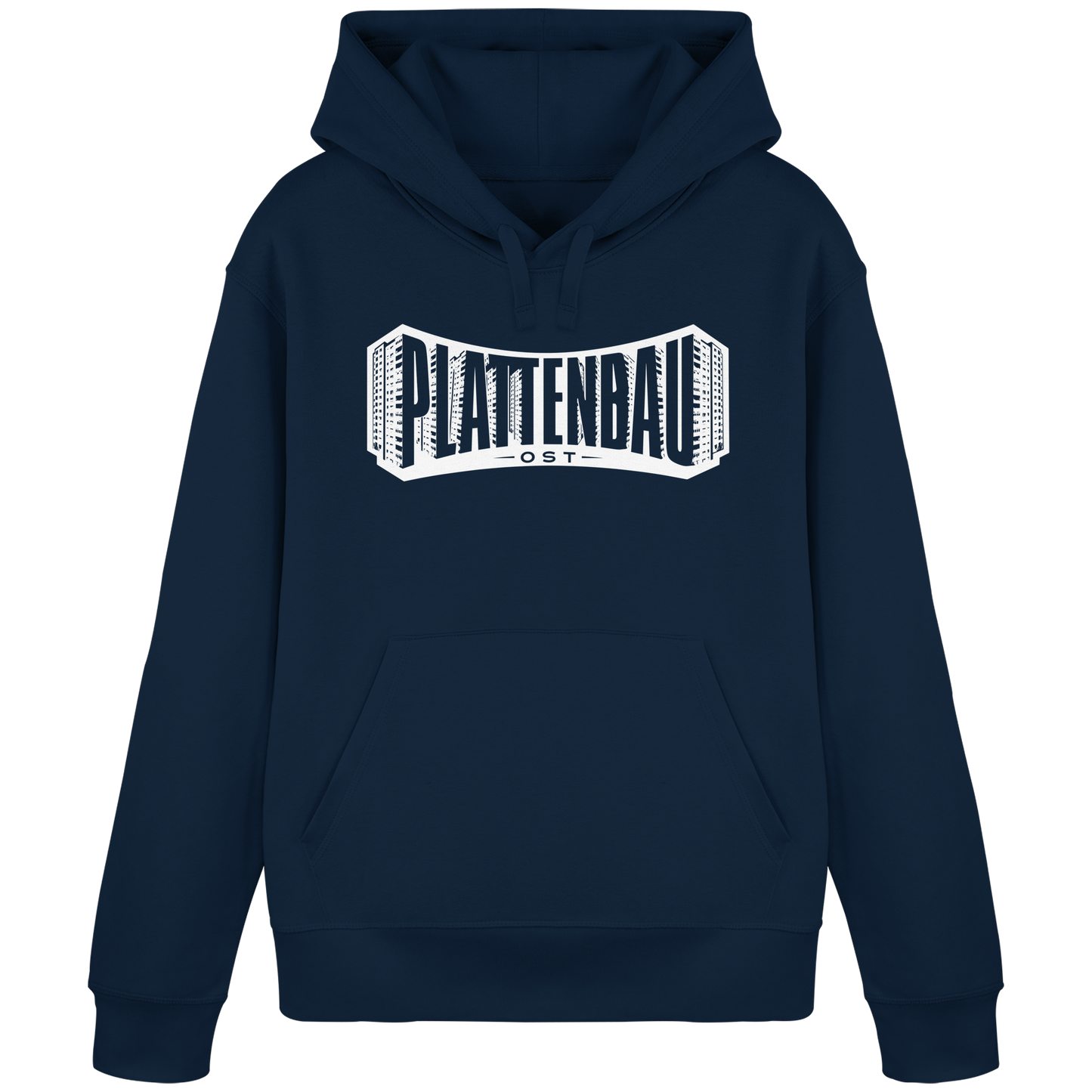 Plattenbau Ost Support - Organic Hoodie